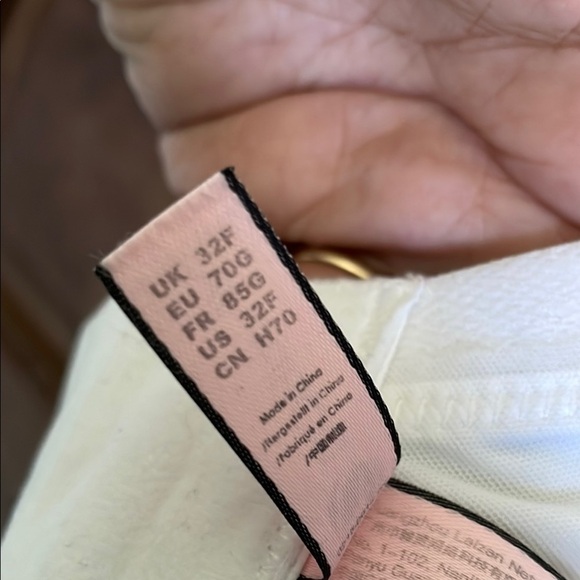 DOBREVA Women's Wireless Lace Full Coverage Bralette Padded bra size 32f - Picture 5 of 6